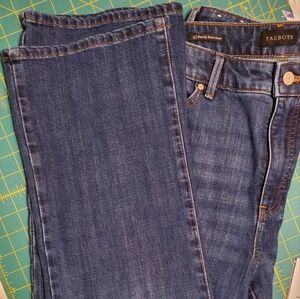 Talbots Blue Boot Cut Jeans Classic Denim